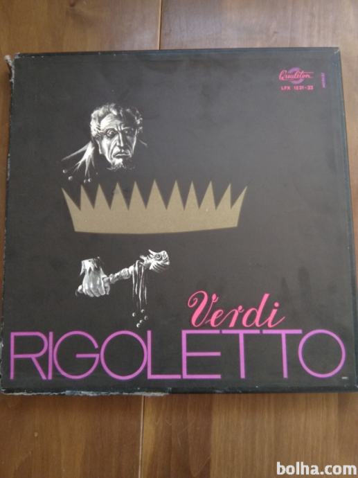 Verdi,Rigoletto 3 LP Box i album