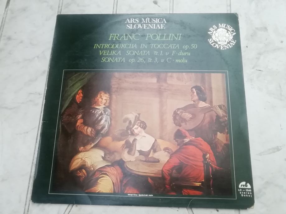 VINIL LP FRANC POLLINI ARS MUSICA SLOVENIAE CENA 39 EUR