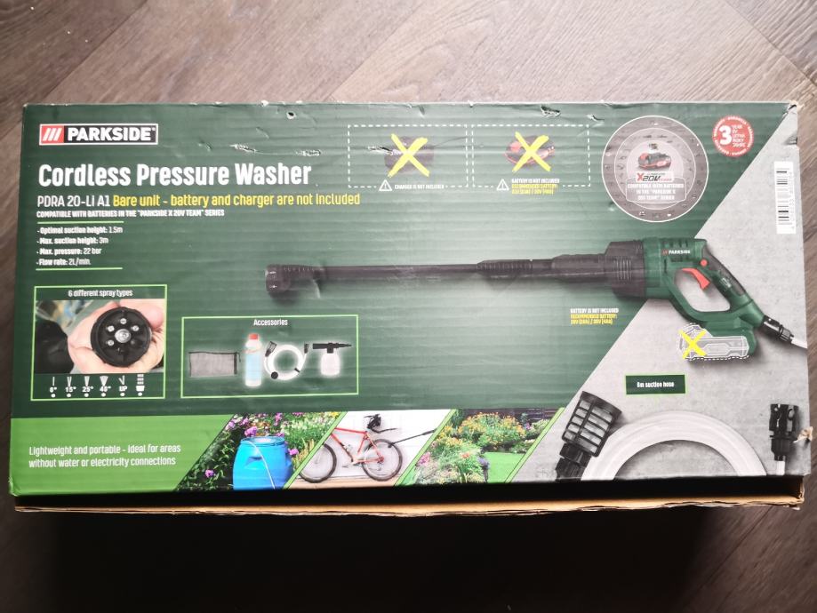 Lidl Cordless Pressure Washer Parkside) Review, 41 OFF