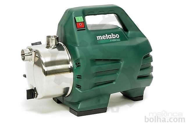 Pompa Da Giardino Metabo P 4500 Inox 4500 L/h 48 M 4,8 Bar 1300 W - Foto 7