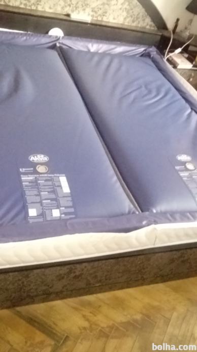 Vodna postelja 180x200 cm, dve ločeni jedri
