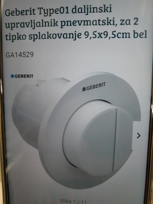 Tipka geberit