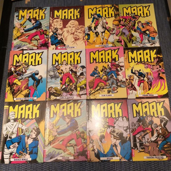Ugodno prodam stripe: Veliki Blek, Mark, Zagor, Brad Barron