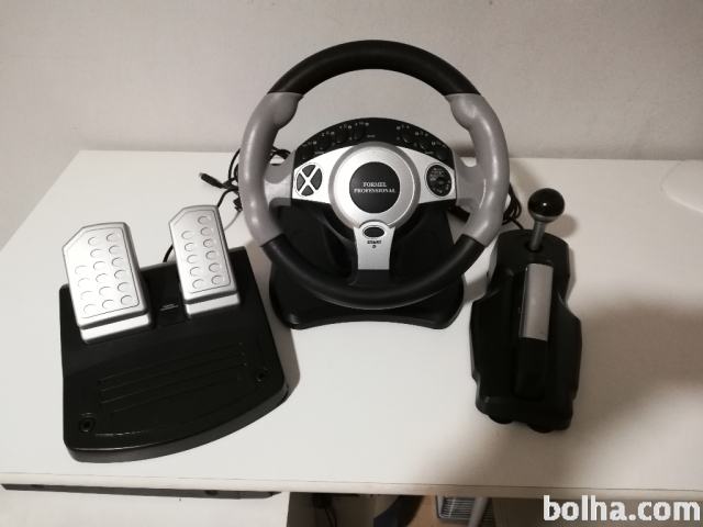 Volan,pedali in menjalna ročica z ročno za računalnik,PS3