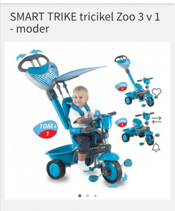 Tricikel Smart trike 3 v 1