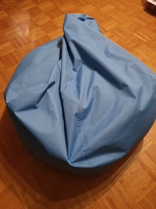 vreča za sedenje Momax, modra