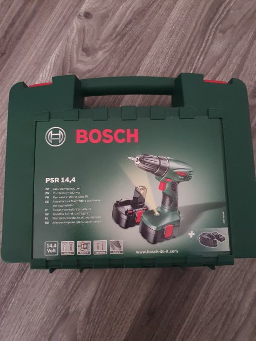 Bosch akumulatorski vrtalnik 14,4V + 2 baterije
