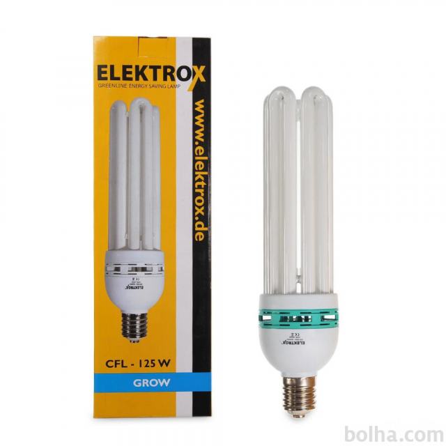 Žarnica (sijalka/luč) za rastline CFL Elextrox Grow 125 W