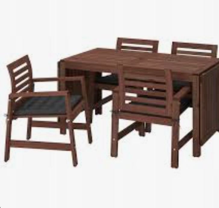 Ikea Applaro 4 stoli in miza