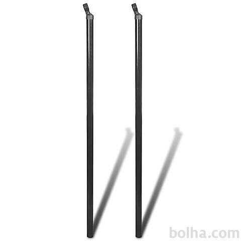 vidaXL Podporni stebrički za mrežno ograjo 2 kosa 115 cm