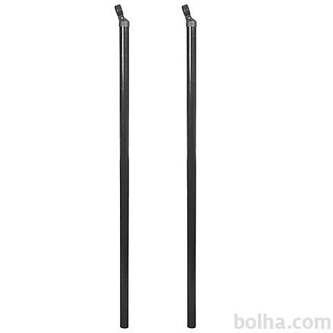 vidaXL Podporni stebrički za mrežno ograjo 2 kosa 195 cm