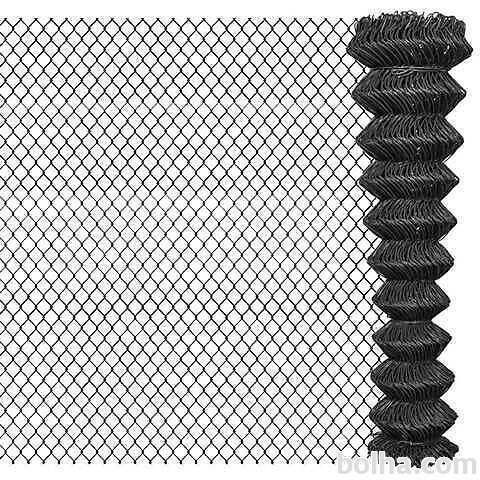 vidaXL Verižna ograja iz jekla 15x1&comma;95 m siva