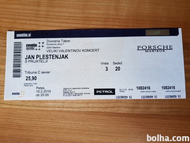 Koncert Jan Plestenjak 15.2.2019.