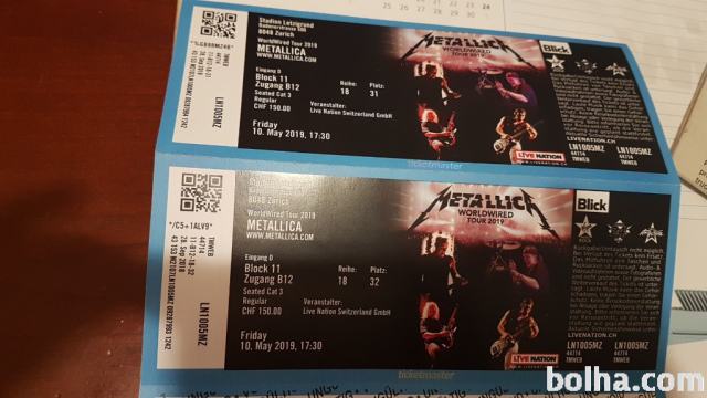 Metallica koncert Zurich