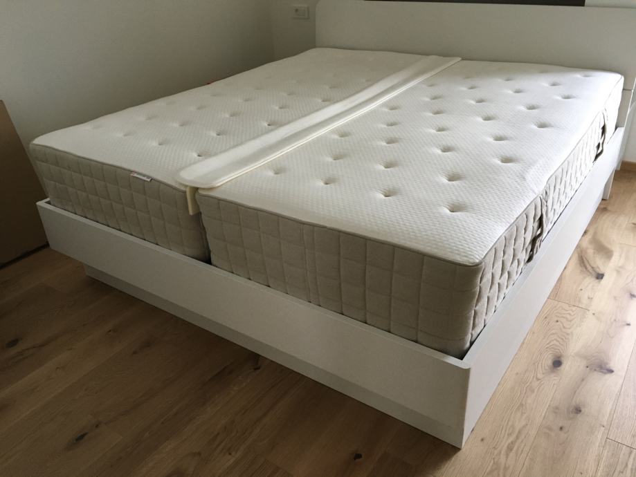 Ikea Hidrasund naravna vzmetnica 30cm 2 kosa 90 x 200