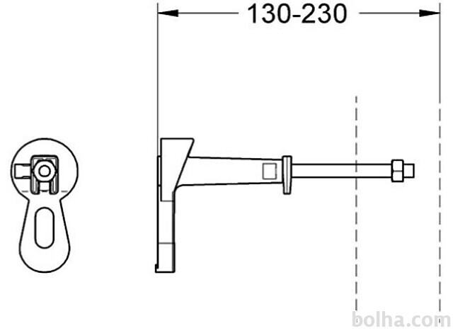 GROHE Rapid SL 3855800M stensko držalo