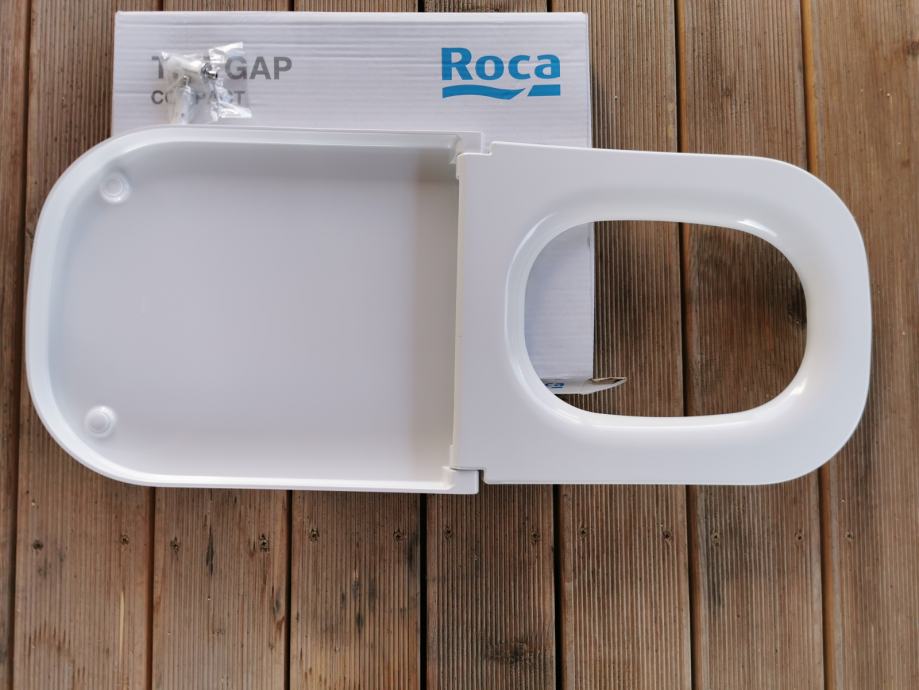 WC deska ROCA, THE GAP Compact, s počasnim zapiranjem, novo!