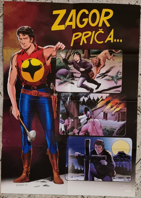 original poster strip junaka ZAGOR (Zagor priča)