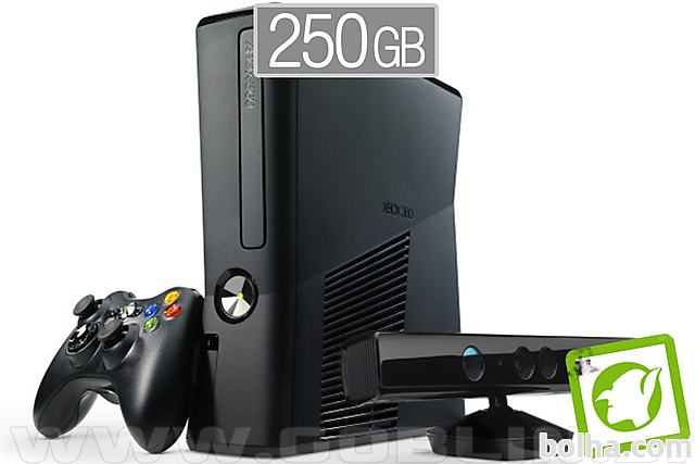 Rabljeno: Xbox 360 Slim 250GB Kinect + RGH v2019 + Xbox 360 igra + ...