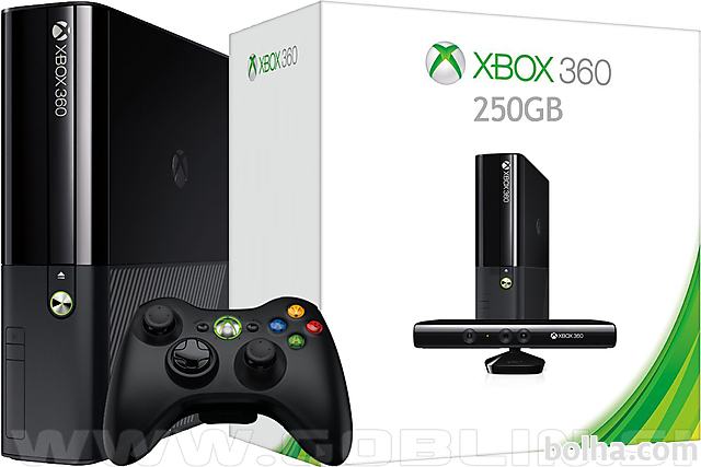 Rabljeno: Xbox 360 Slim 250GB Kinect + Xbox 360 igra + Xbox Live...