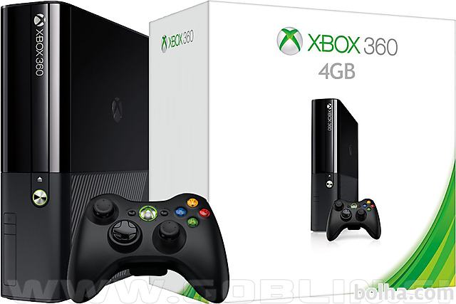 Rabljeno: Xbox 360 Slim 4GB + Xbox 360 igra + Xbox Live slušalke + ...