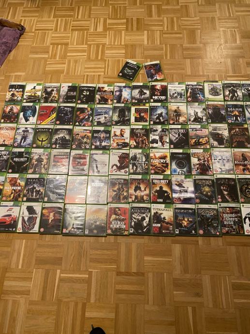 Xbox 360 + 80 originalnih iger