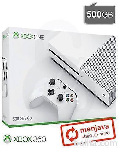 Menjava (staro za novo) Xbox 360 Slim za Xbox One S (slim) 500GB