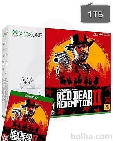 Xbox One S (slim) 1TB + Red Dead Redemption 2