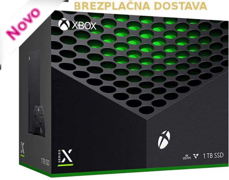 XBOX SERIES X 1TB 4K 120fps z brezplačno dostavo od 533€ naprej