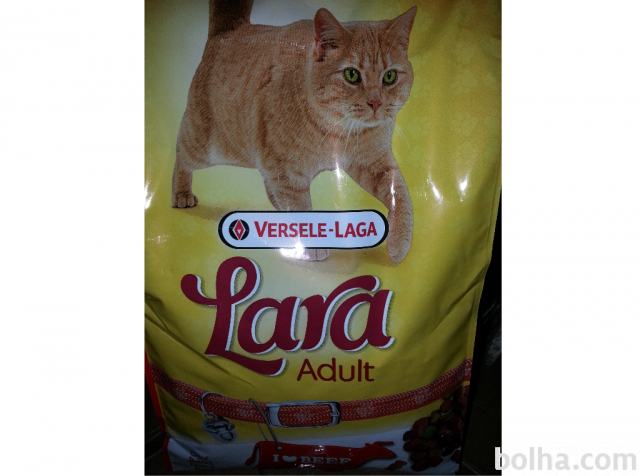 Hrana za mačke LARA 2 kg (tudi 10 kg in 350 g*)