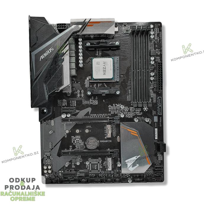 Gigabyte B450 Aorus Elite Ryzen 5 3600 KOMPLET MATIČNA / RYZEN 5 3600 / GIGABYTE B450 AORUS ELITE