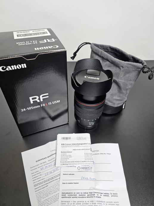 77mm Objektivdeckel 2er Set - Snap-on Design Für Canon RF 24-105mm F/4L & Nikon AF-S Objektive