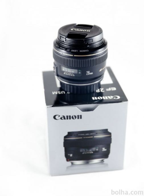 Objektiv Canon EF 28mm f1,8 fiksni