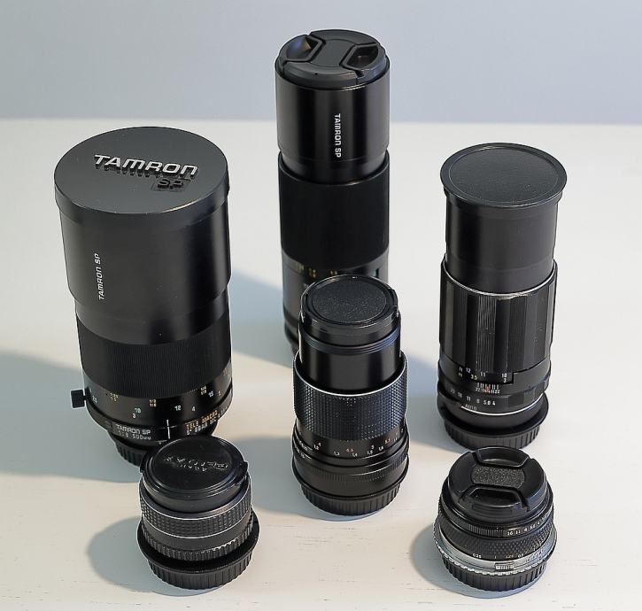 Olympos OM Zuiko 24 mm f2.8 + Canon EF Adapter z AF potrditvijo