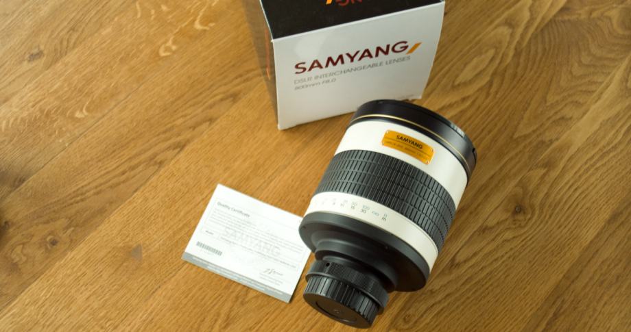 Samyang 800mm f8 T2/EF odlično ohranjen