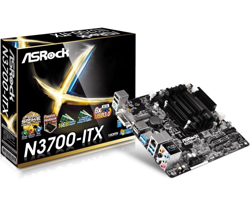 ASRock N3700-itx mini-itx osnovna plošča proceser 8GB RAM