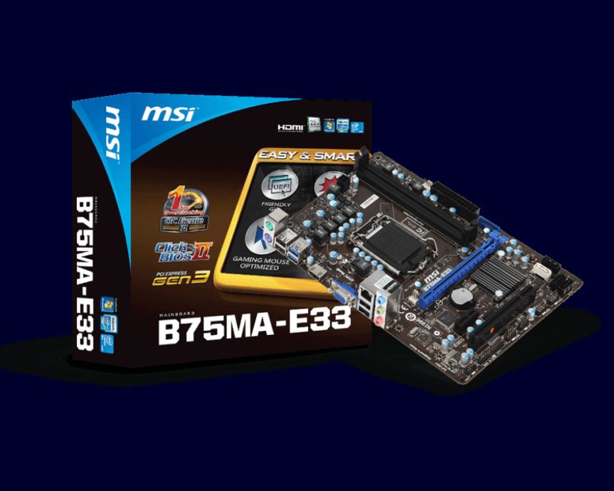 MSI B75MA-E33(nižja cena)