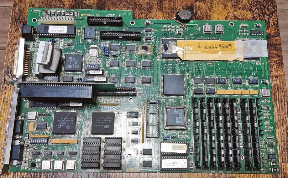 Retro matična plošča Asem 286-16 grafični pomnilnik EGA VGA 286 proc