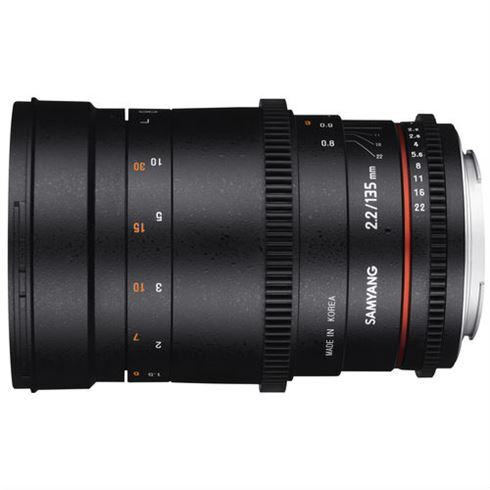 Samyang 135mm F/2.2 Teleobjektiv Für Nikon F – Full Frame, Mit UMC Beschichtung, 77mm Filter