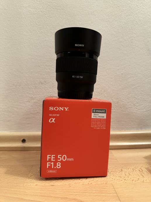 Sony FE 50mm F1.8 Full-frame Prime E-Mount Lens with 49mm Filter Sets Plus Accessories Bundle