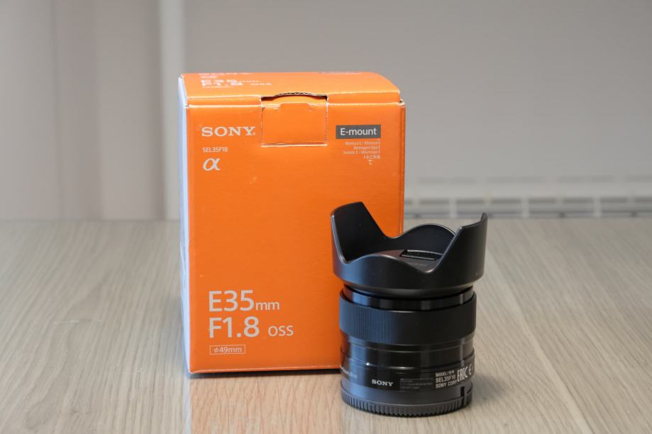 Sony objektiv SEL35F18 - 35mm 1.8 za E-mount fotoaparate