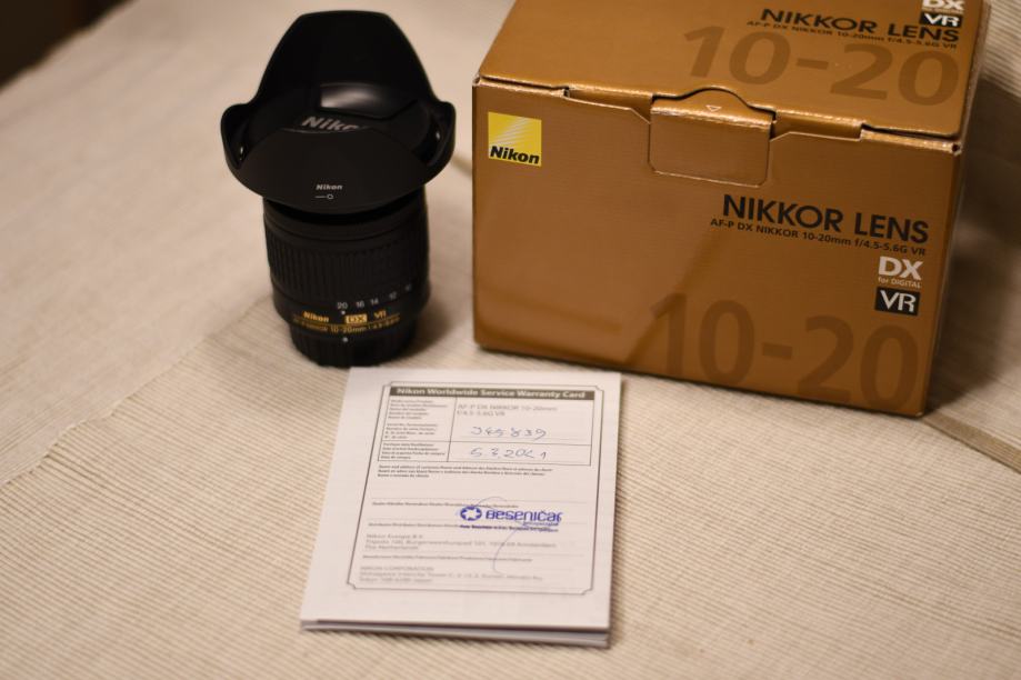 Nikon AF-P DX 10 – 20 mm f/4.5-5.6 G VR