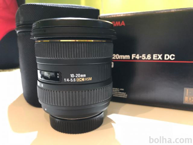 SIGMA 10-20mm f/4,0-5,6 EX DC HSM za Nikon
