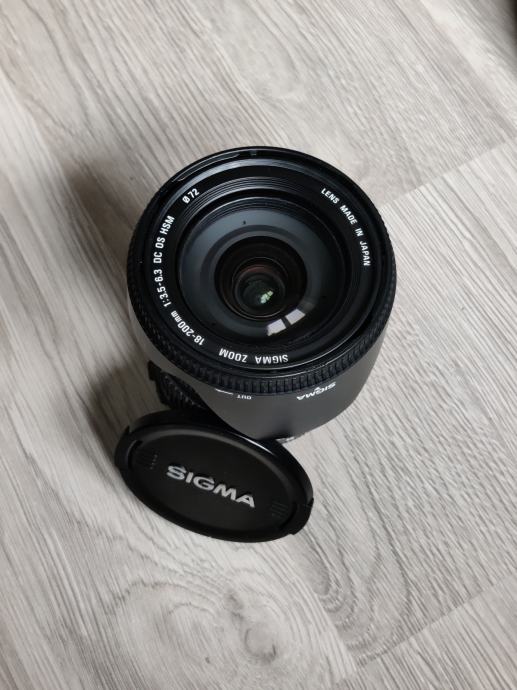 Sigma 18200 za Nikon + filter