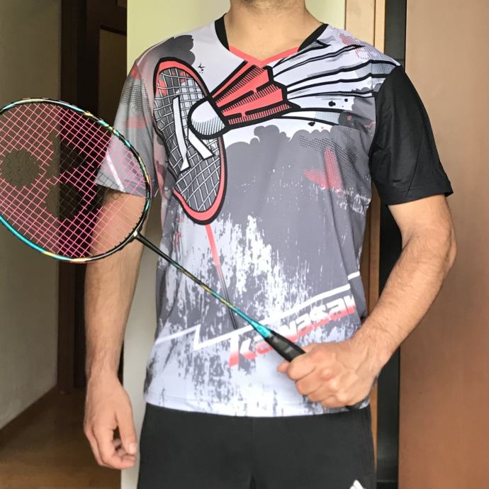 Kawasaki badmintonska rekreacijska majica velikost M