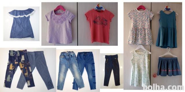 12- delni komplet oblačil za deklico 98-104