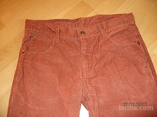 Žametne fantovske hlače št. 170 (12 - 14 let), s ptt