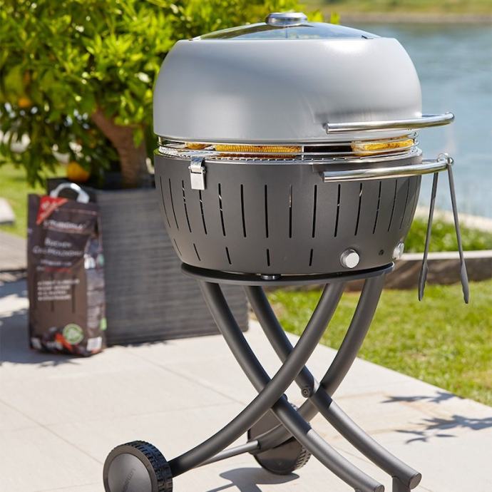 Lotus Grill XXL rdeč s pokrovom