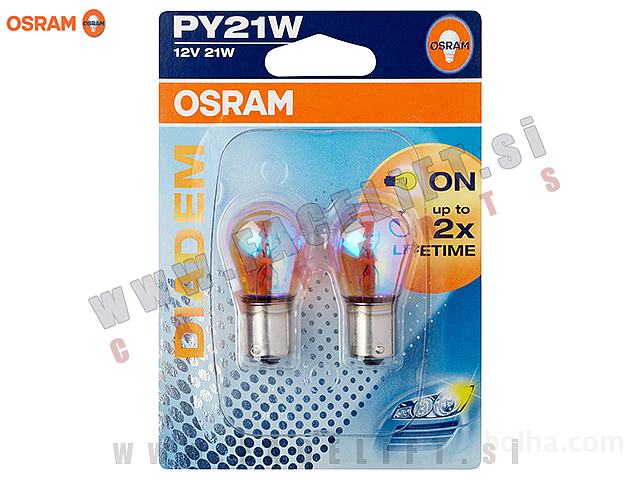 Halogenske žarnice Osram Diadem PY21W (BAU15s) 21W 12V