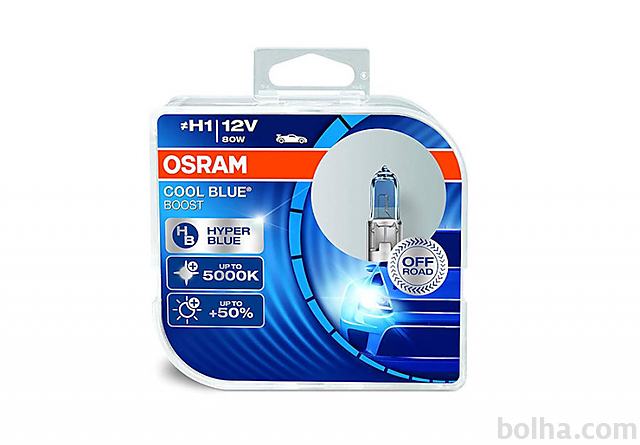Komplet ?arnic Osram Cool Blue Boost H1 12V / 80W